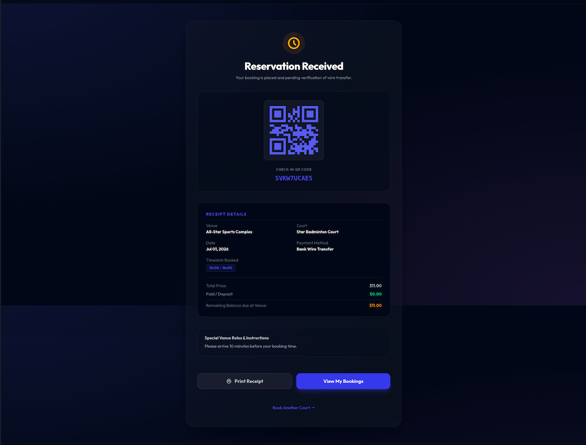 Checkout Screen - Confirm Payment Invoice