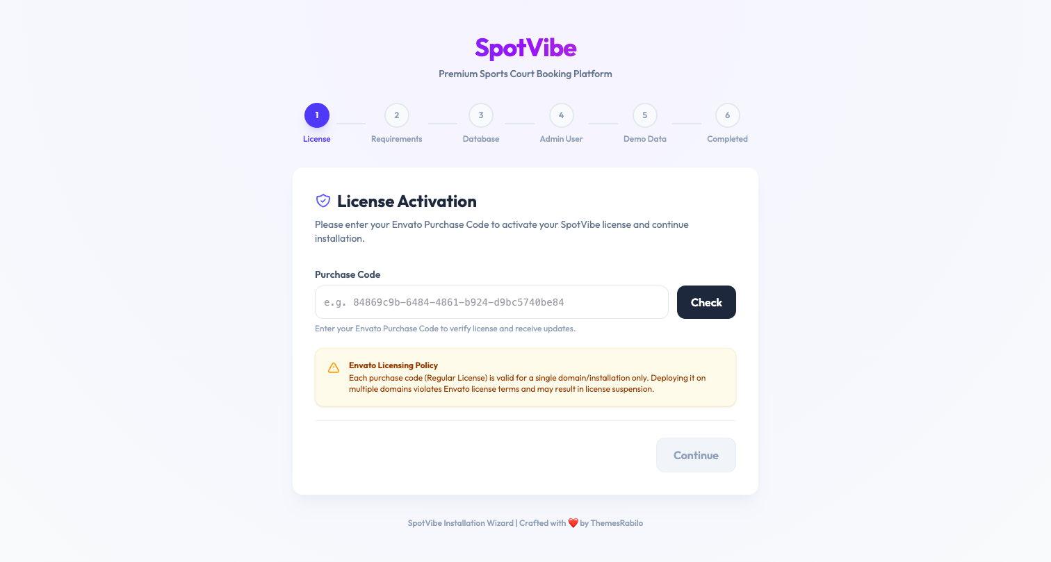 Web Installer - Welcome Screen